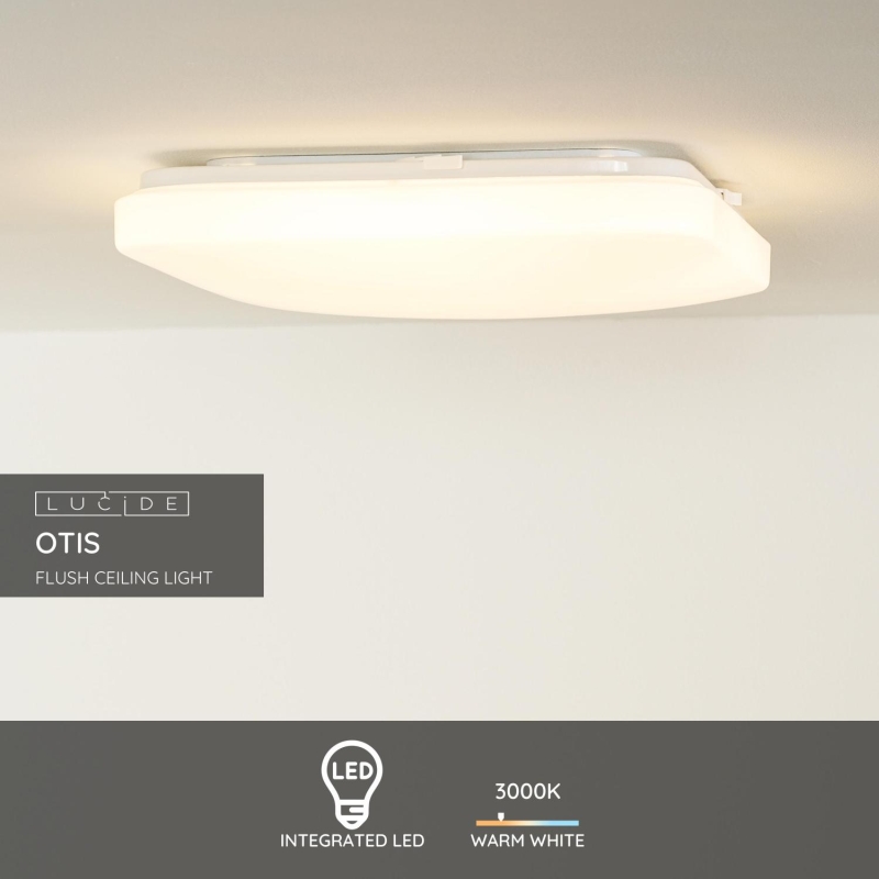 Lucide OTIS LED - Zapustené stropné svietidlo - LED - 1x32W 3000K - Opál